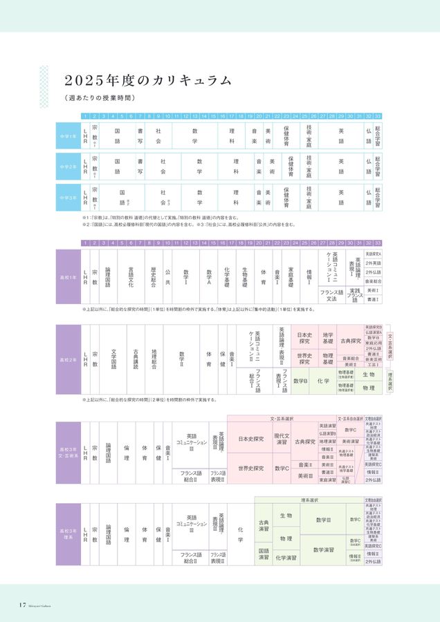 白百合学園中学高等学校2026学校案内
